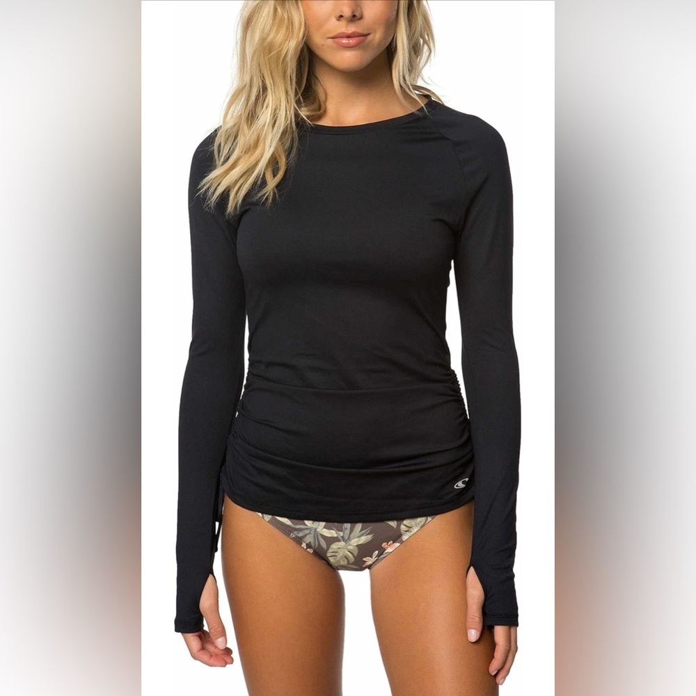 NWT- O'NEILL Women's Baja Hybrid Active Light Layer Swim Rashguard SIZE: XS